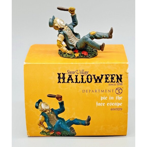 Department 56 Halloween Pie in the Face Escape 4049219 Snow Village Fall - Picture 1 of 9